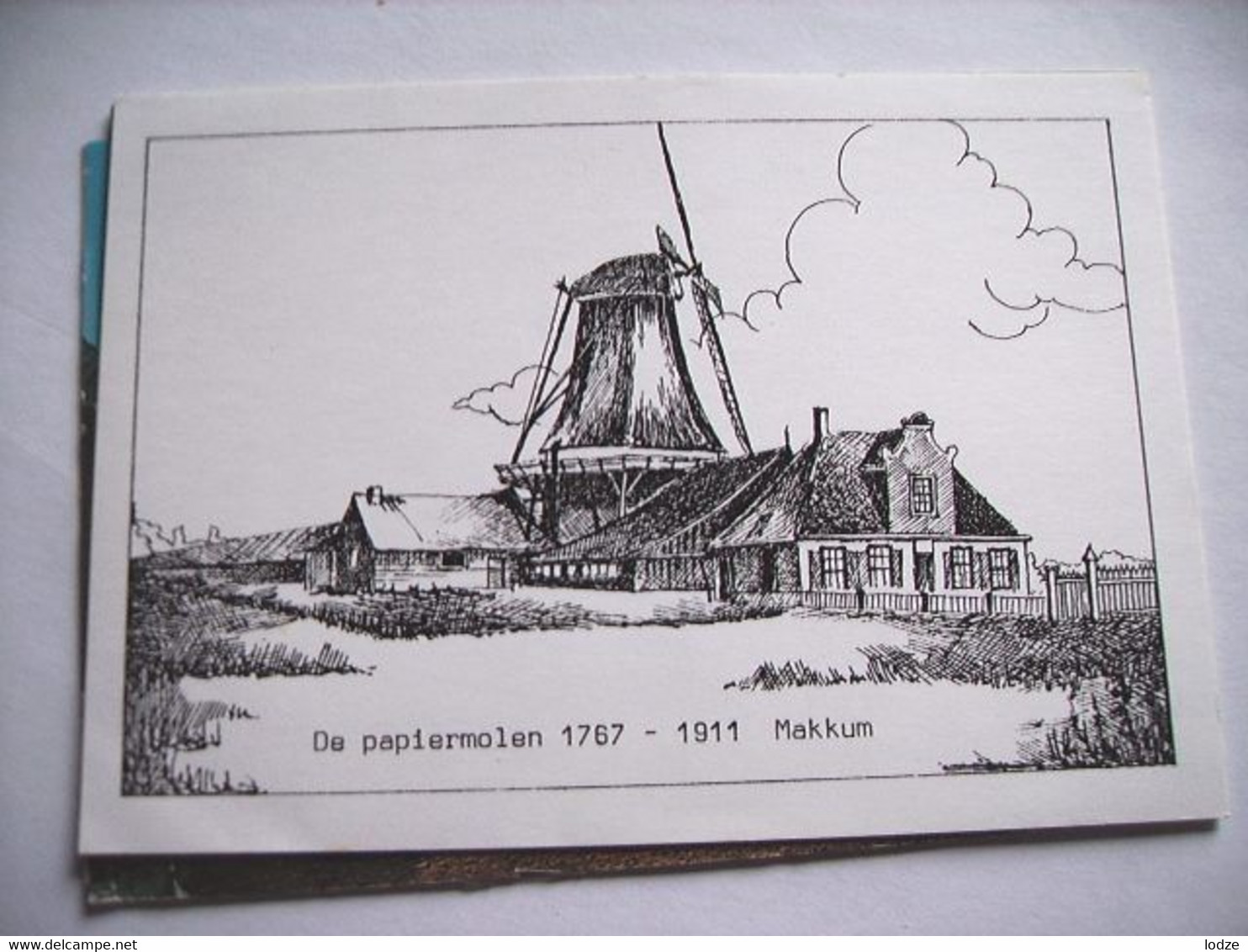 Nederland Holland Pays Bas Makkum Met Papiermolen Uit 1767 - Makkum