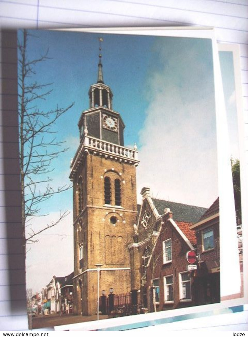 Nederland Holland Pays Bas Joure Met NH Kerk Uit 1644 - Joure