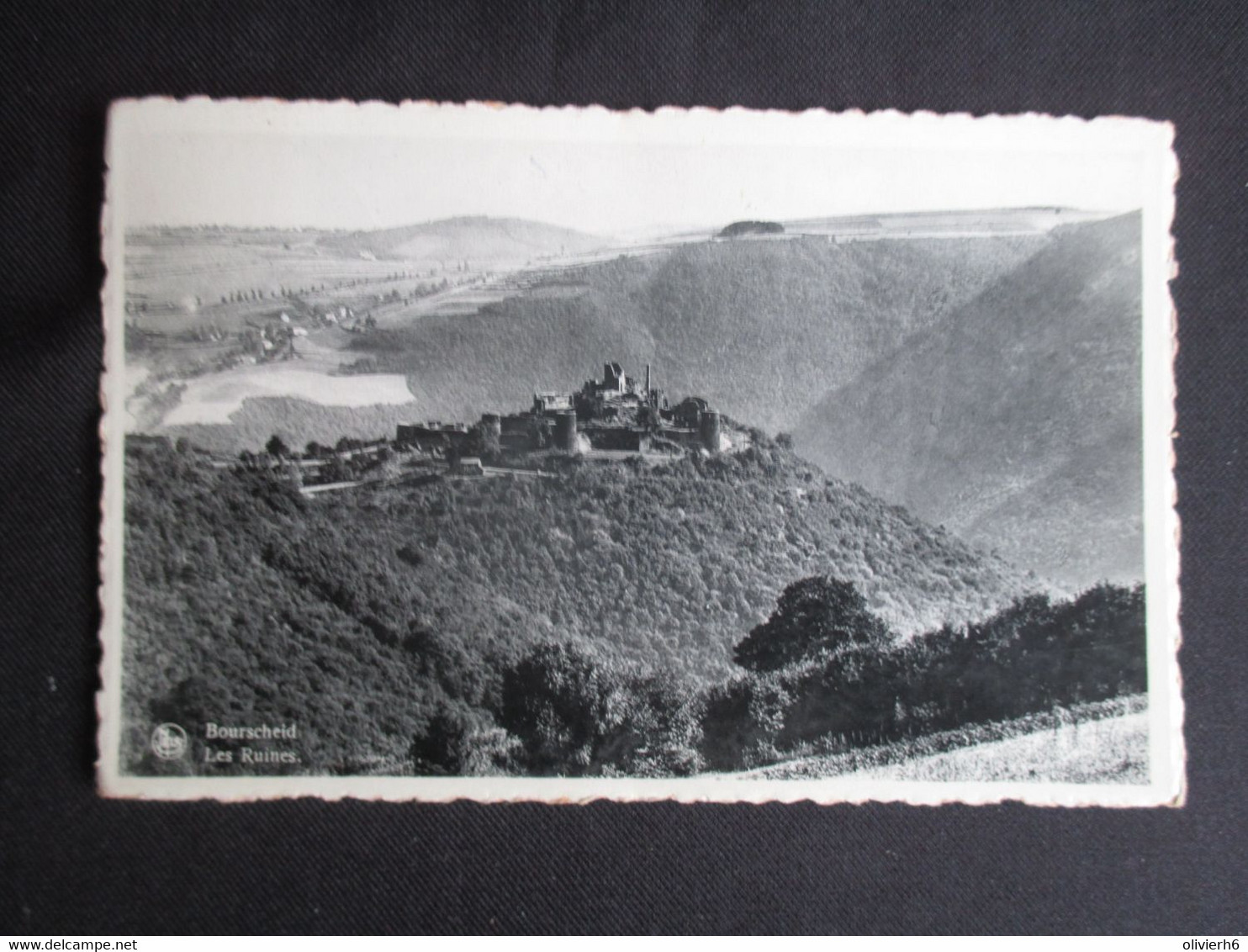 CP LUXEMBOURG (M18) BOURSCHEID (2 Vues) Les Ruines Années 50 - Burscheid