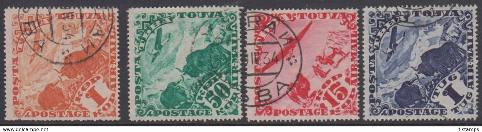 1934. POSTA TOUVA. Selection With 4 AIR MAIL Stamps.  () - JF413767 - Tuva