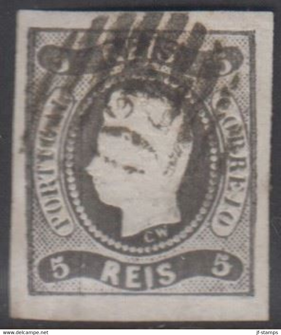 1866. Luis I. 5 REIS. (Michel 17) - JF413789 - Oblitérés