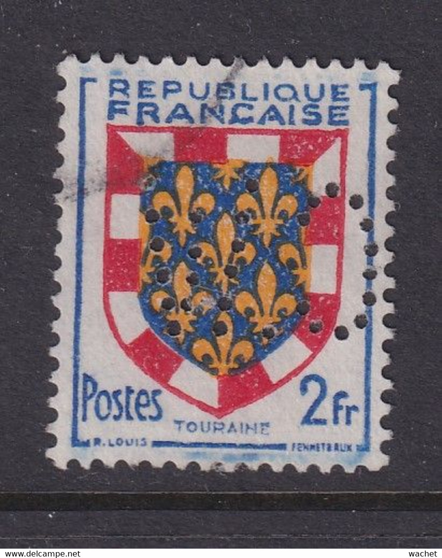 Perforé/perfin/lochung France 1951 No 902 C.W  Sté Mécanique Et Filiale Chenard Et Walcker - Andere & Zonder Classificatie
