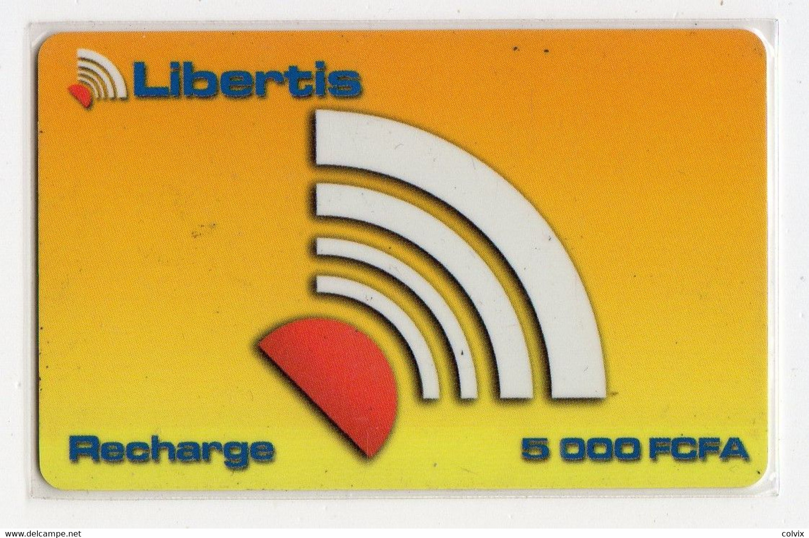 GABON RECHARGE LIBERTIS 5000 FCFA Date 31/12/2001 - Gabun