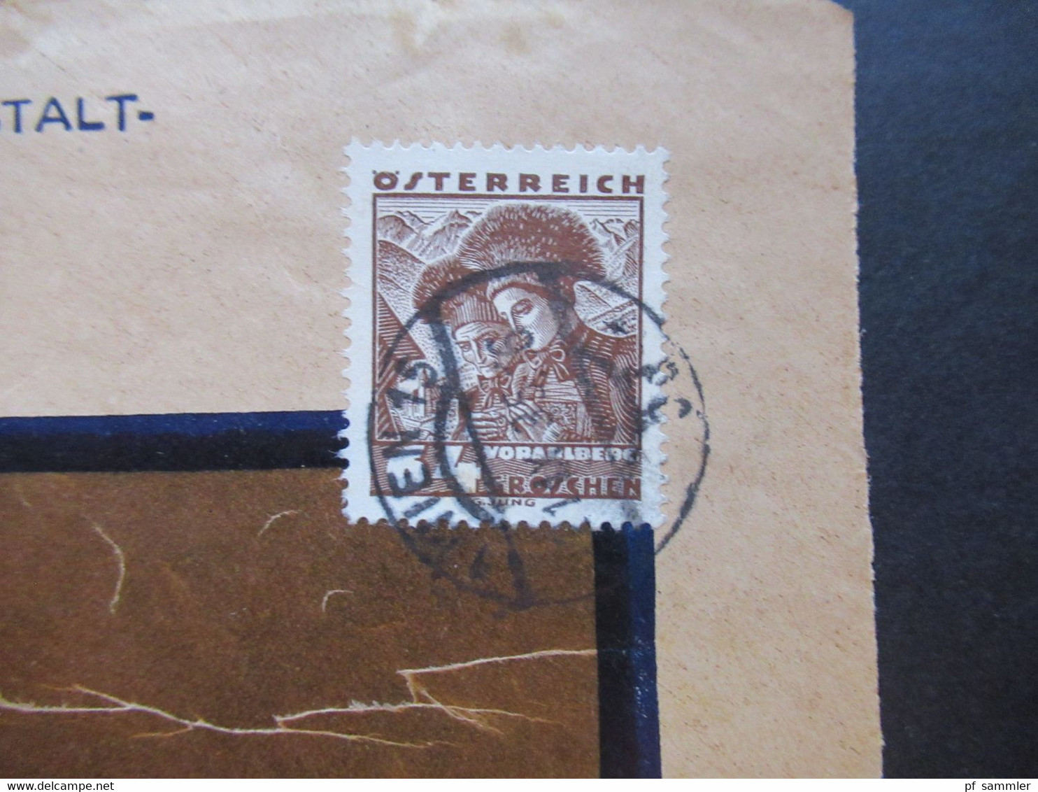 Österreich 1935 / 36 Einschreiben 2 Vorderseiten / VS 2 verschiedene R-Zettel Wien 15. Oesterreischische Creditanstalt