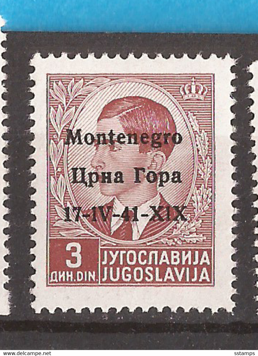 2021-03 -01 ITCGOK   1941 ITALIA MONTENEGRO OCCUPAZZIONE EXCELLENT QUALITY FOR THE COLLECTION  MNH - Montenegro