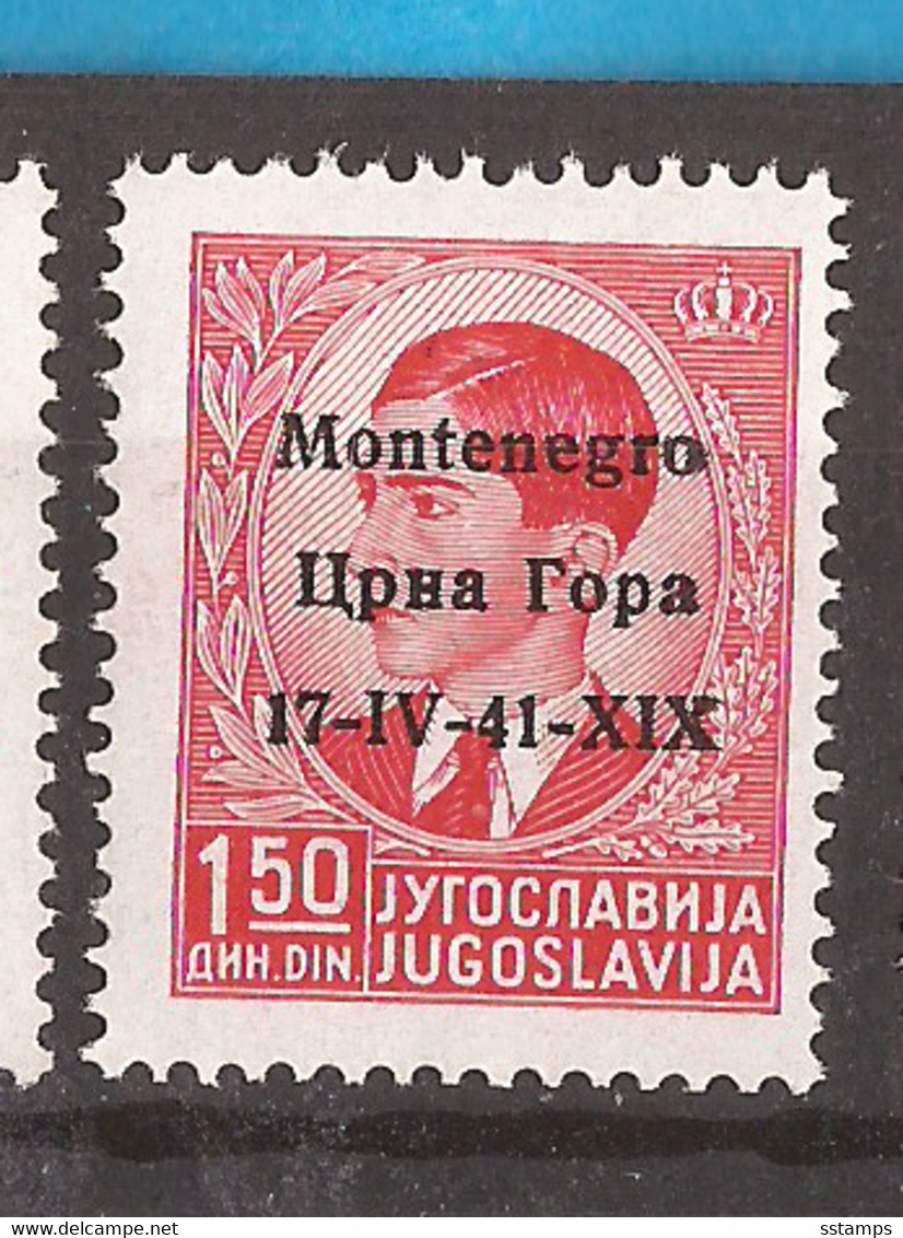 2021-03 -01 ITCGOK   1941 ITALIA MONTENEGRO OCCUPAZZIONE EXCELLENT QUALITY FOR THE COLLECTION  MNH - Montenegro