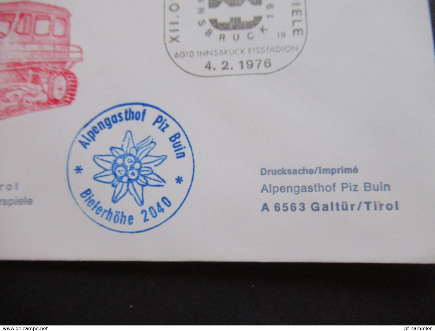 1976 XII.Olympische Winterspiele Eislaufen Sonderumschlag Original Autogramme Von Irina Rodnina Und Alexander Saitsew - Storia Postale