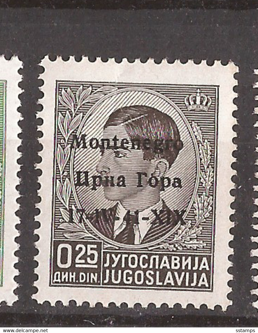 2021-03 -01 ITCGOK   1941 ITALIA MONTENEGRO OCCUPAZZIONE EXCELLENT QUALITY FOR THE COLLECTION  MNH - Montenegro