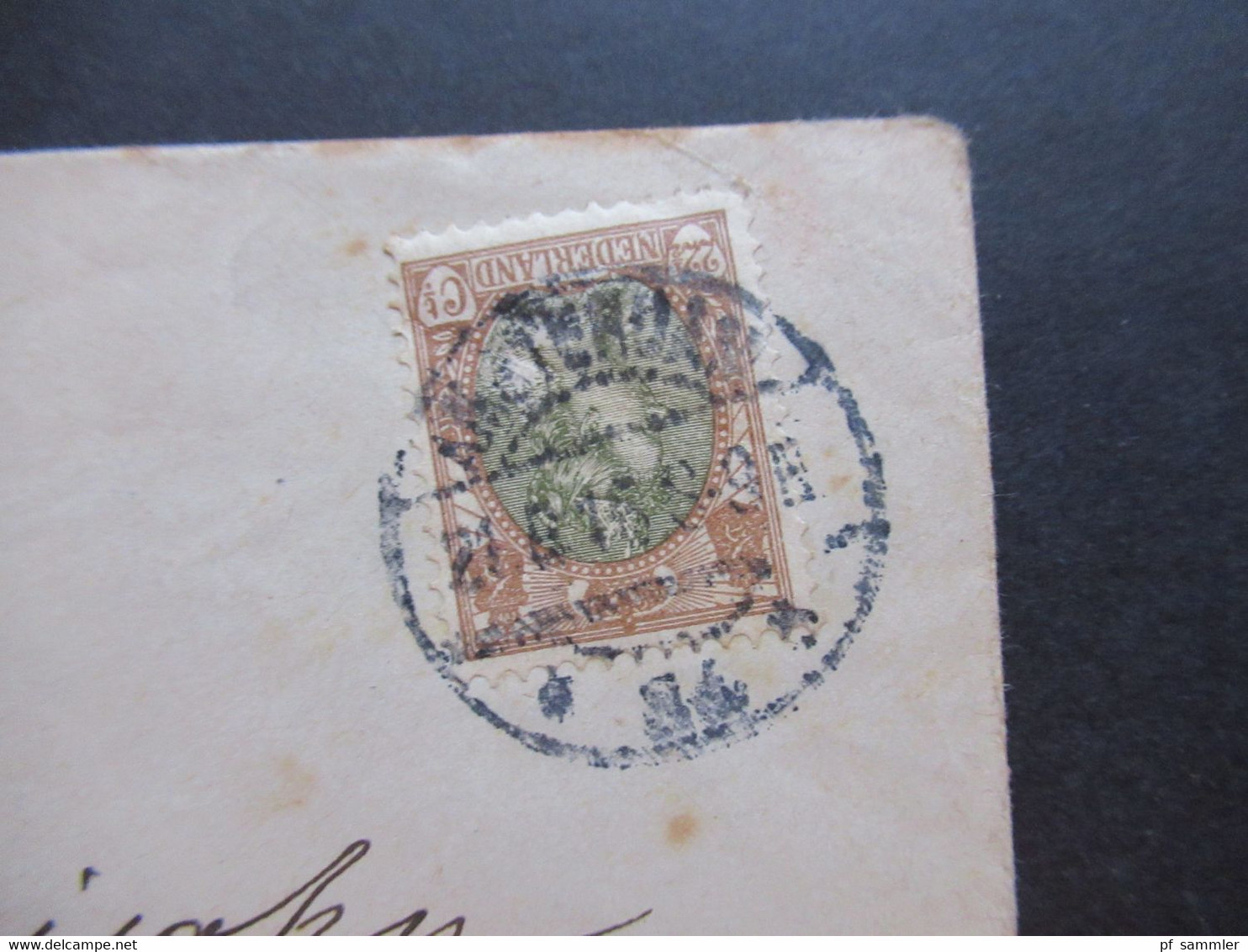 Niederlande 1916 Einschreiben Amsterdam Ni. 360 Nach Hamburg Mit Ank. Stempel - Briefe U. Dokumente