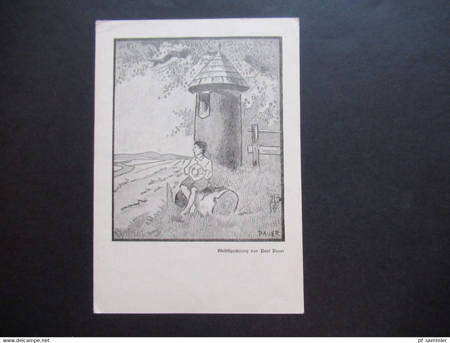Österreich 1954 Künstler AL Bleistiftzeichnung Von Paul Pauer Freimarken Trachten Und Stempel Festwochen Wien - Covers & Documents