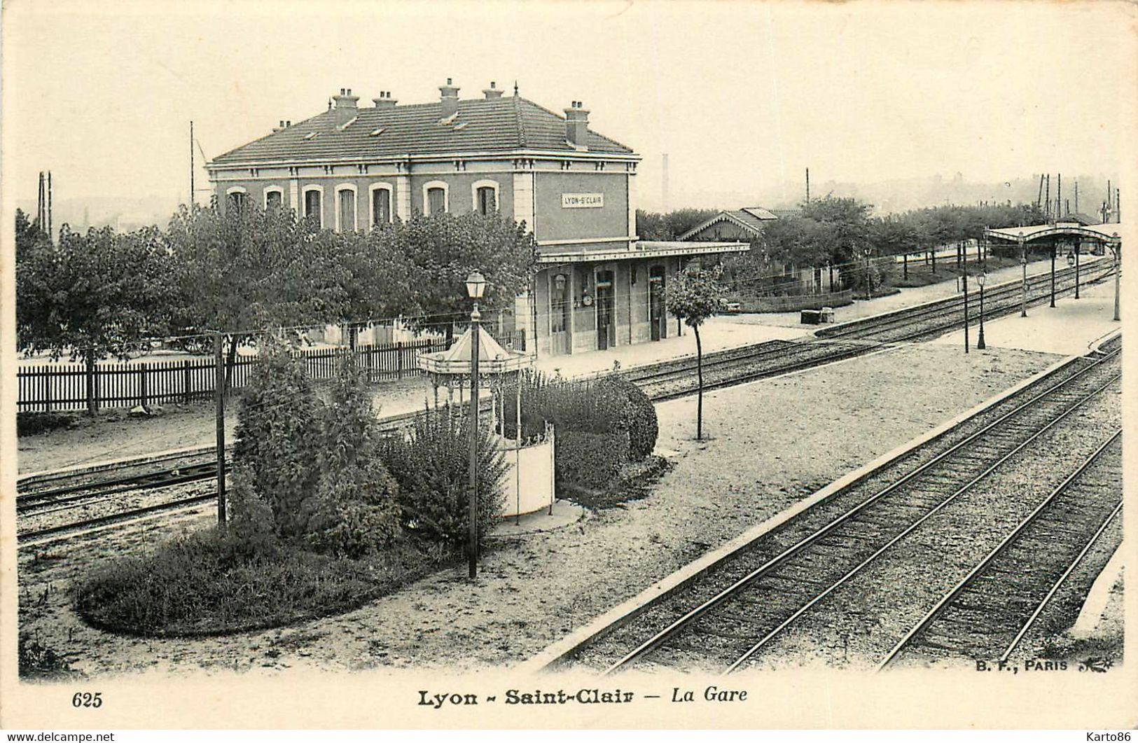 Lyon * St Clair * La Gare * Ligne Chemin De Fer Du Rhône - Lyon 4