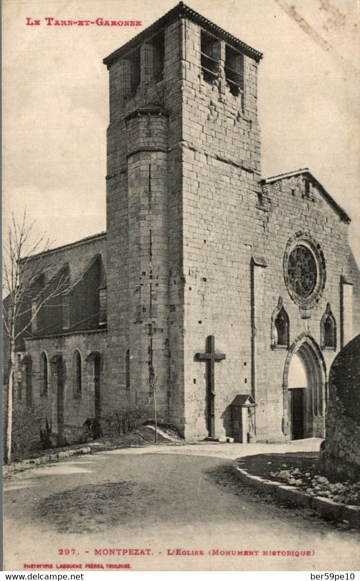 82 MONTPEZAT L'EGLISE MONUMENT HISTORIQUE - Montpezat De Quercy