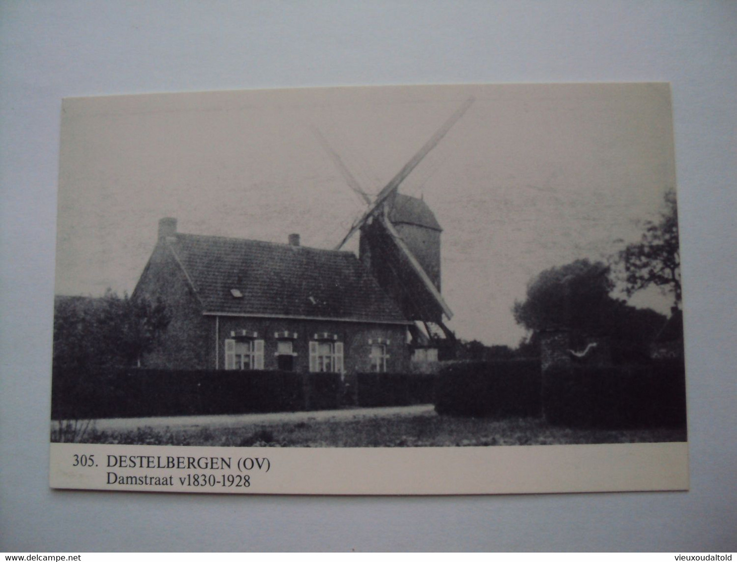 DESTELBERGEN / MOLEN IN DE DAMSTRAAT  (1830 - 1928) - Destelbergen