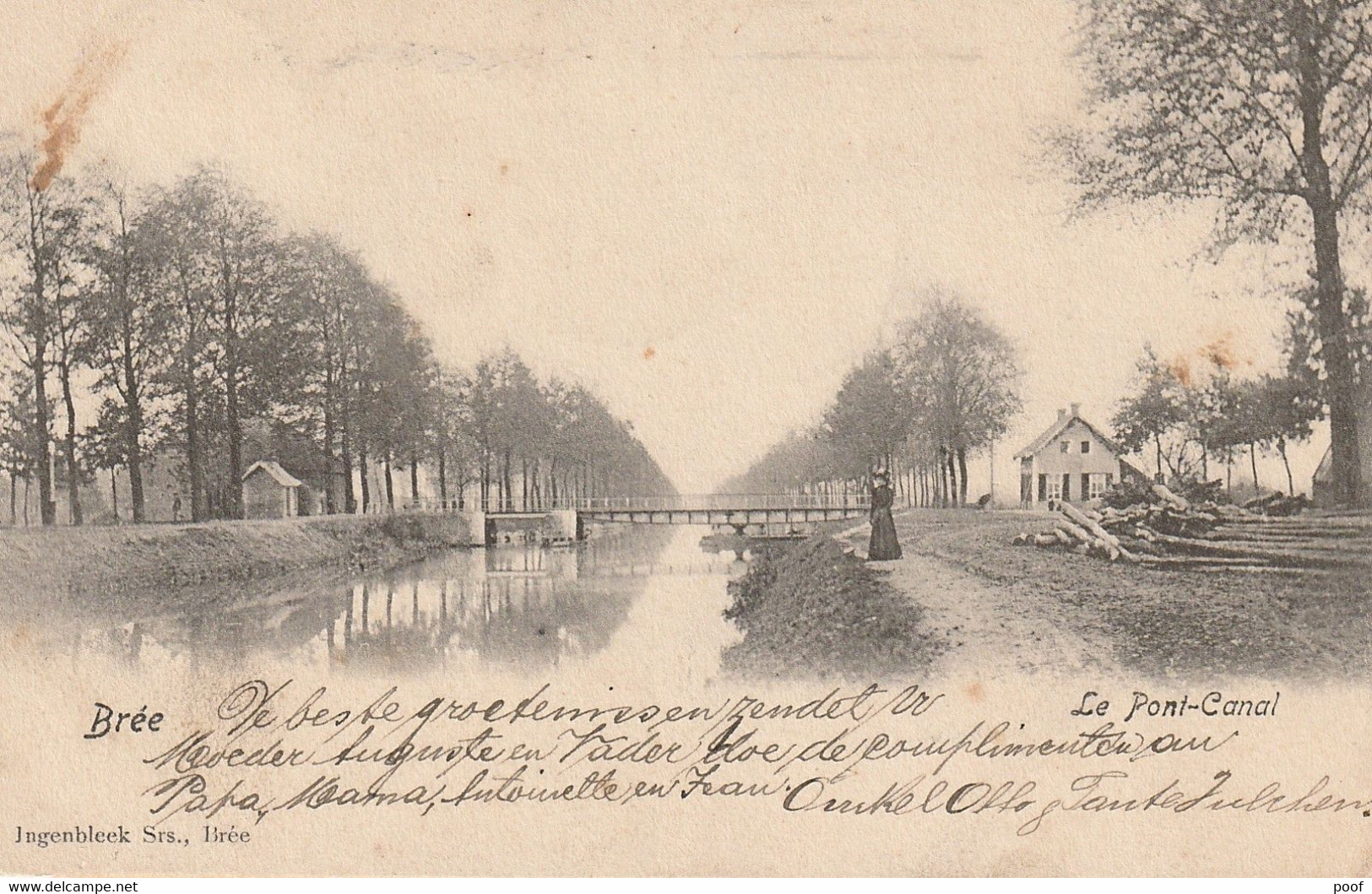 Bree : Le Canal / Le Pont 1906 - Bree