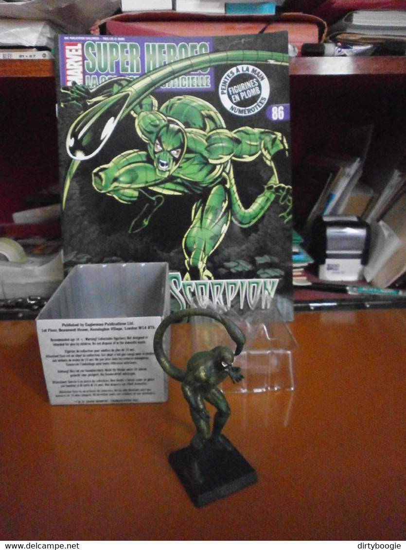 FIGURINE SCORPION - Collection SUPER HEROES MARVEL - EAGLEMOSS - Avec Sa Boîte Et Son Fascicule - Beelden - Metaal