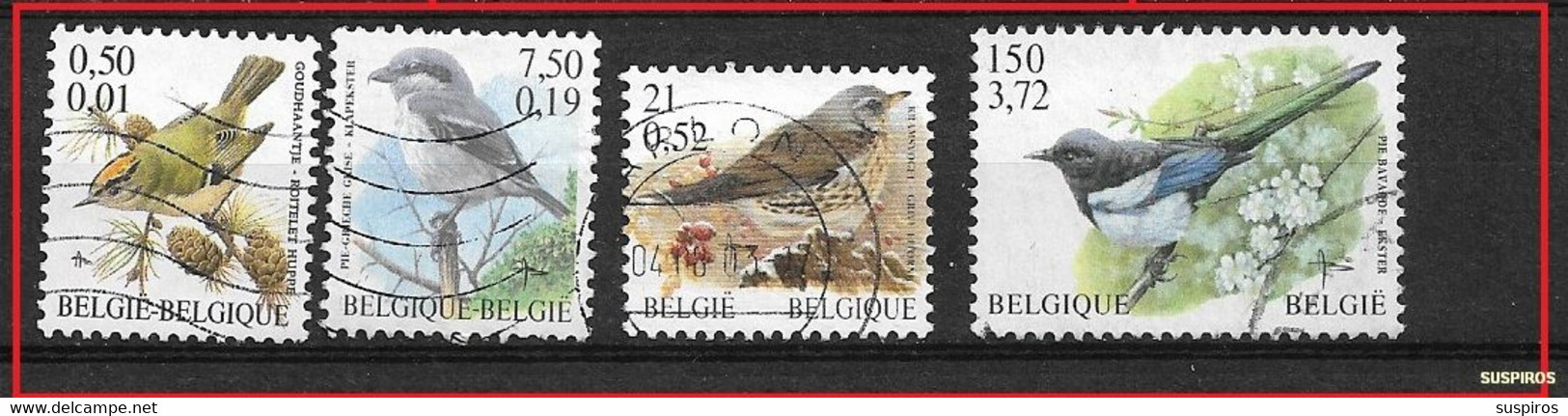 BELGIO / BELGIUM/  -  2001 Uccelli Di Buzin        Ø - Passeri