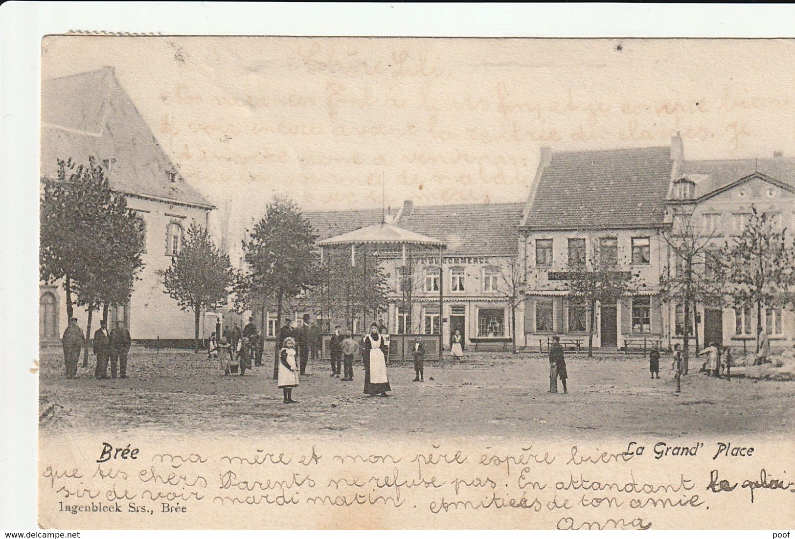 Bree : La Grand' Place 1906 - Bree