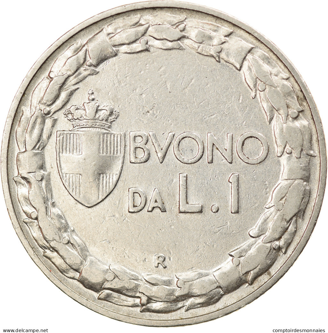 Monnaie, Italie, Vittorio Emanuele III, Lira, 1922, Rome, TTB, Nickel, KM:62 - 1 Lira