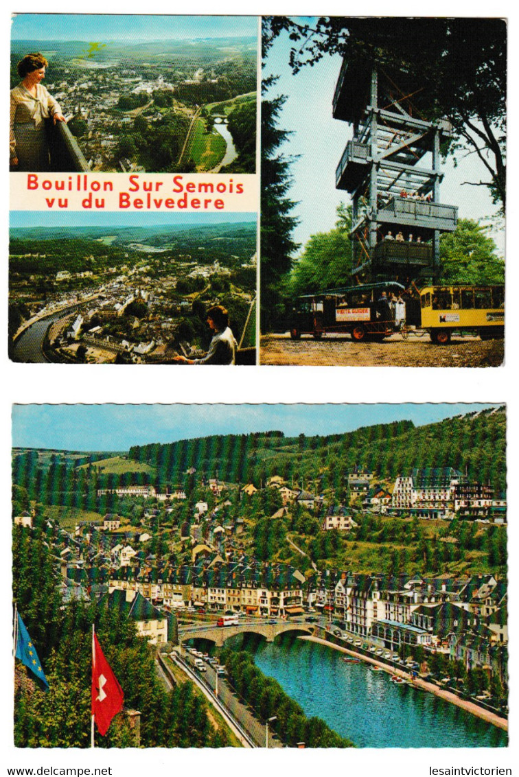 BOUILLON CHATEAU KASTEEL PANORAMA VU DU BELVEDERE PETIT TRAIN - Bouillon