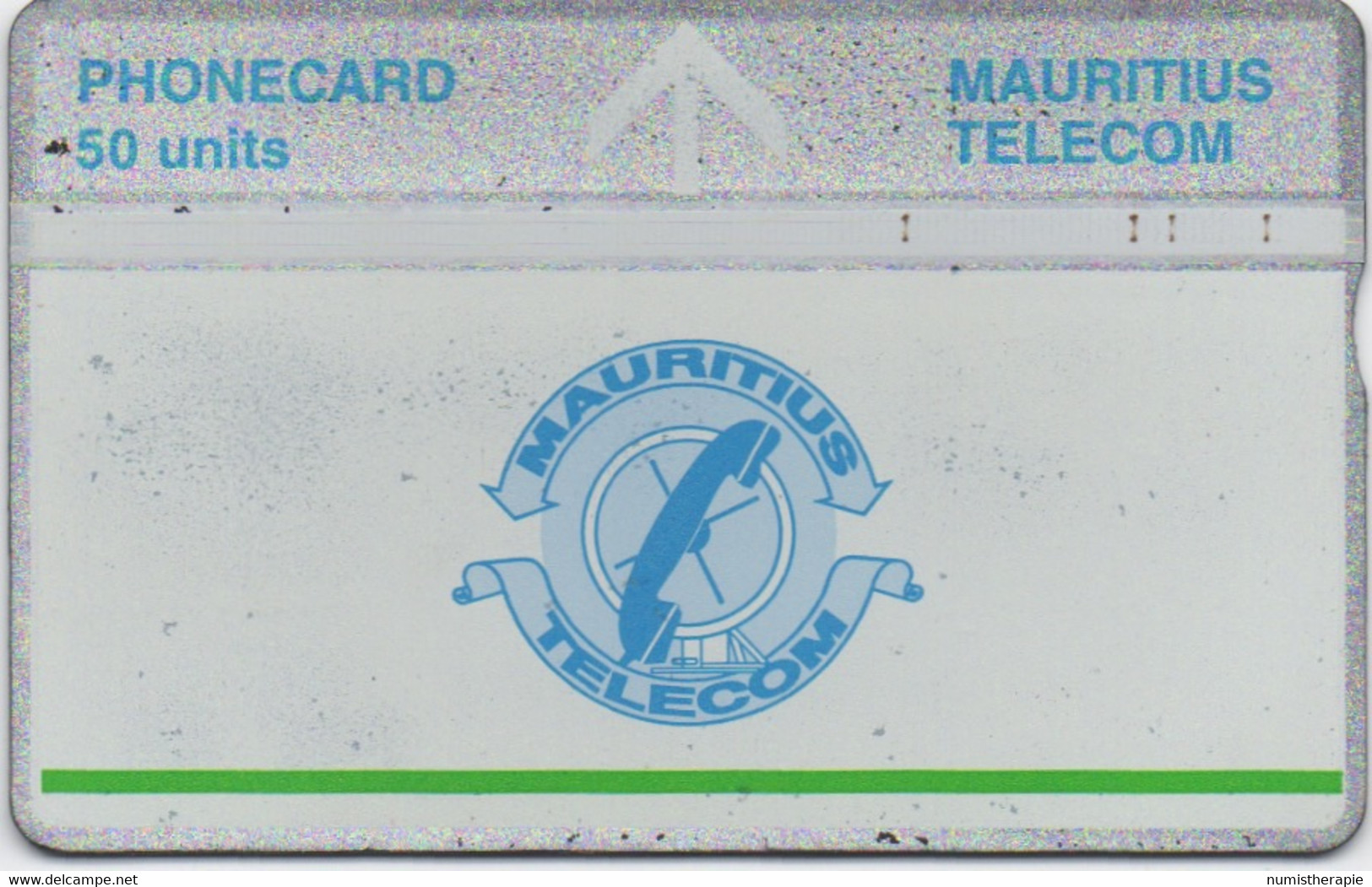 Mauritius Telecom Phonecard 50 Unités : We Connect People - Mauricio