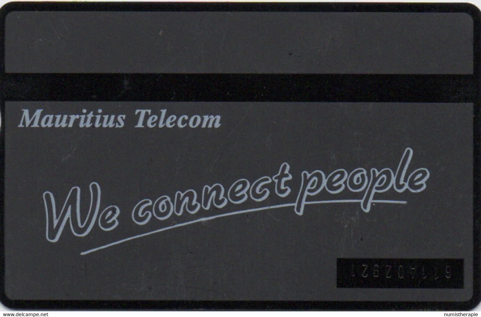 Mauritius Telecom Phonecard 50 Unités : We Connect People - Mauritius