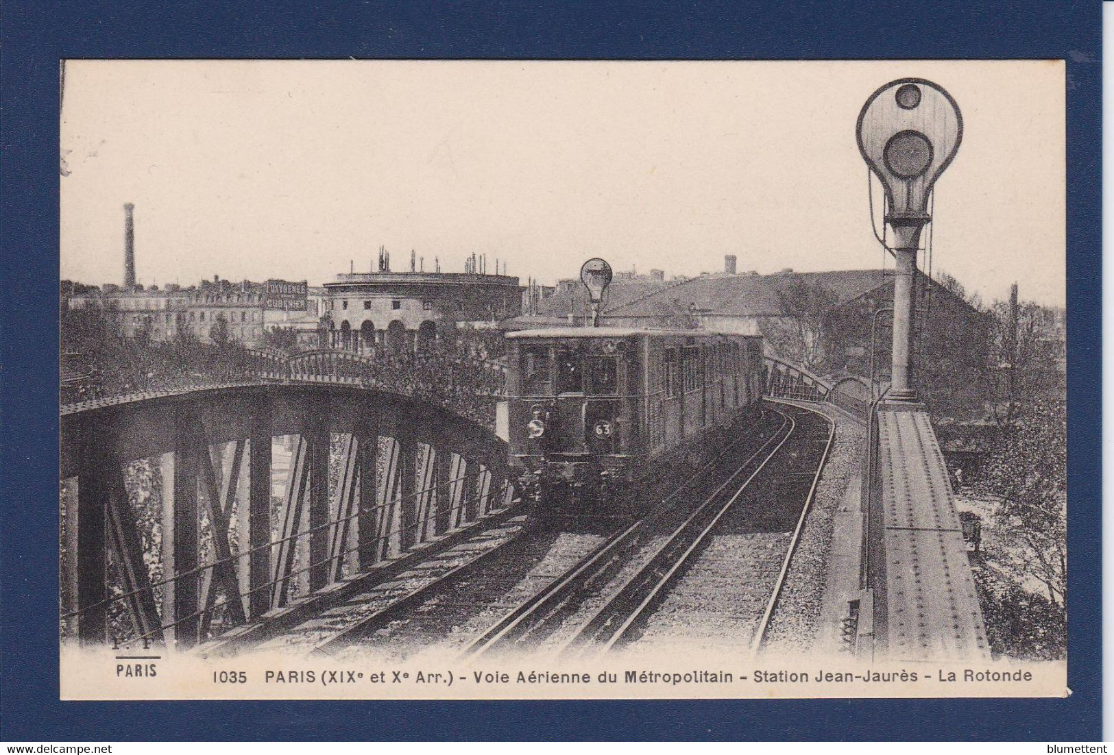 CPA Paris 75 Métro Métropolitain Non Circulé Gare Jean JAURES - Metropolitana, Stazioni