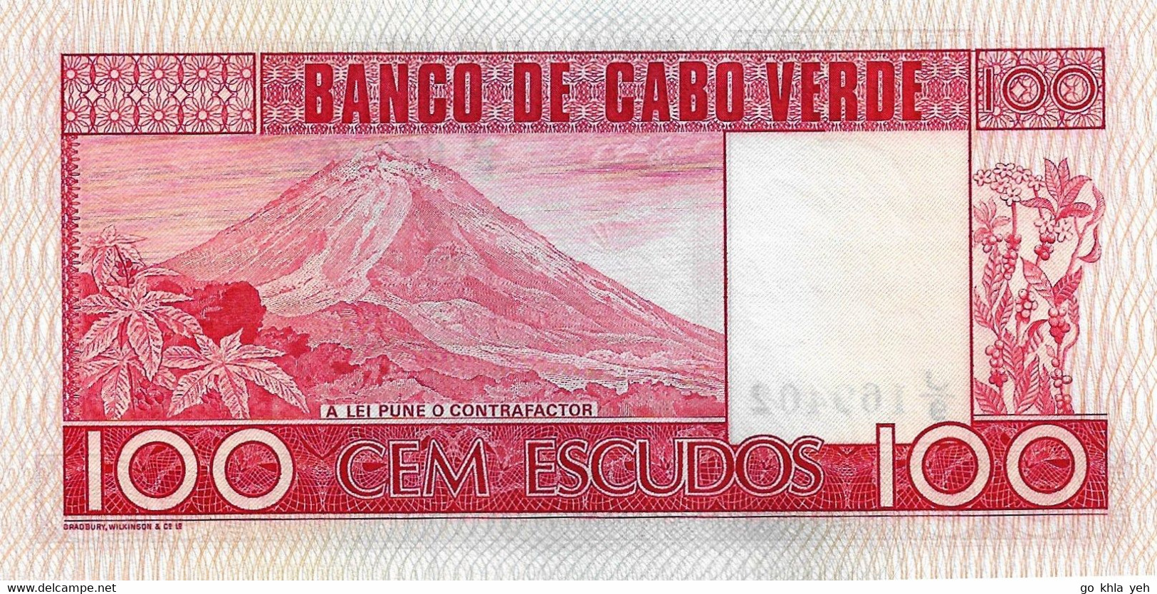 CAP VERT 1977 100 Escudo - P.54a Neuf UNC - Cape Verde