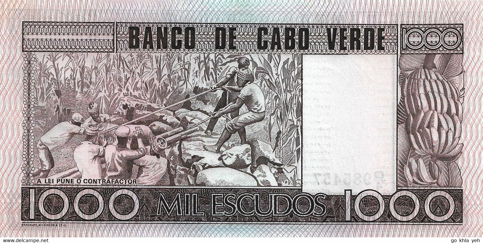 CAP VERT 1977 1000 Escudo - P56a Neuf UNC - Cabo Verde