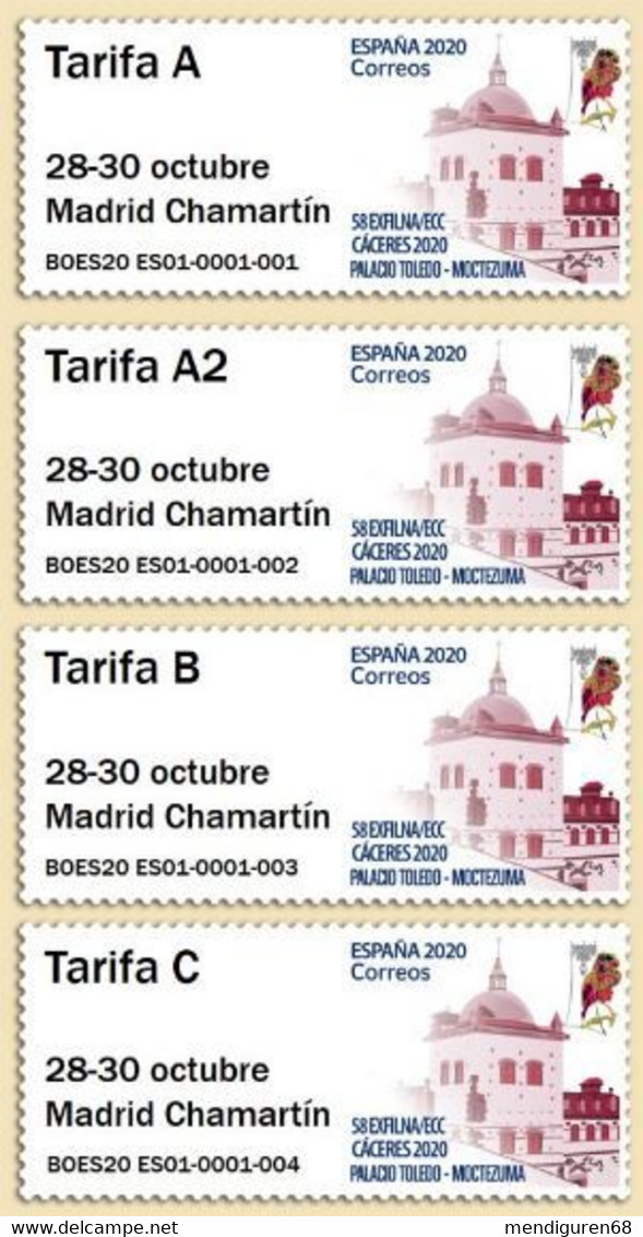 ESPAGNE SPANIEN SPAIN ESPAÑA 2020 YEAR BOOK WITH ALL ATM LABELS  TODOS LOS SELLOS ATM DEL AÑO MNH - Dienst