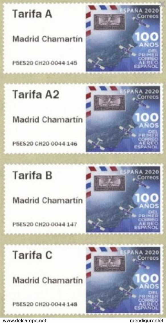 ESPAGNE SPANIEN SPAIN ESPAÑA 2020 YEAR BOOK WITH ALL ATM LABELS  TODOS LOS SELLOS ATM DEL AÑO MNH