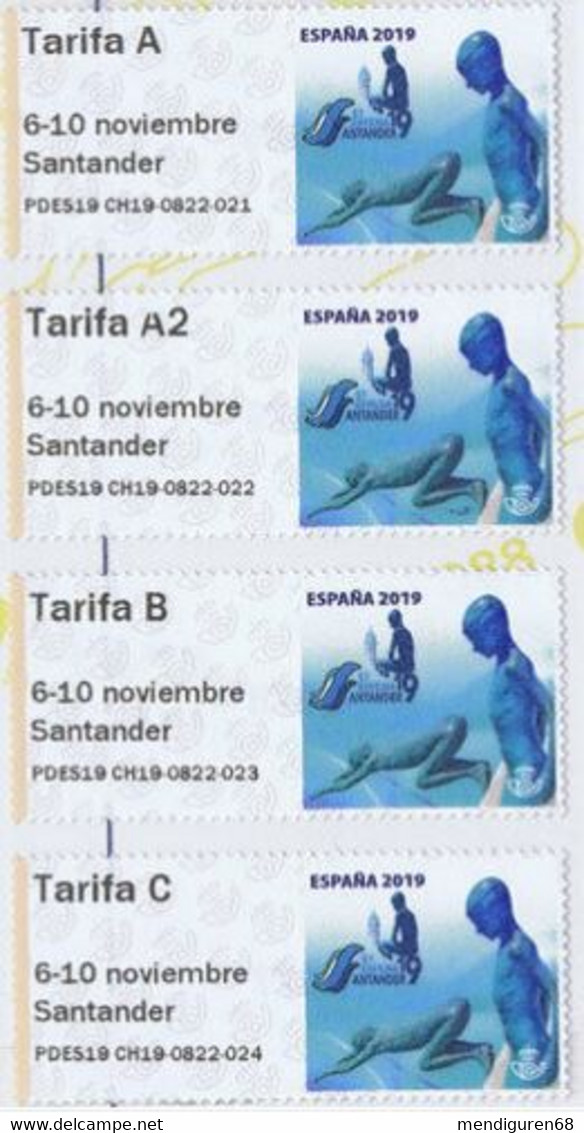 ESPAGNE SPANIEN SPAIN ESPAÑA 2090 YEAR BOOK WITH ALL ATM LABELS MNH - Dienstmarken