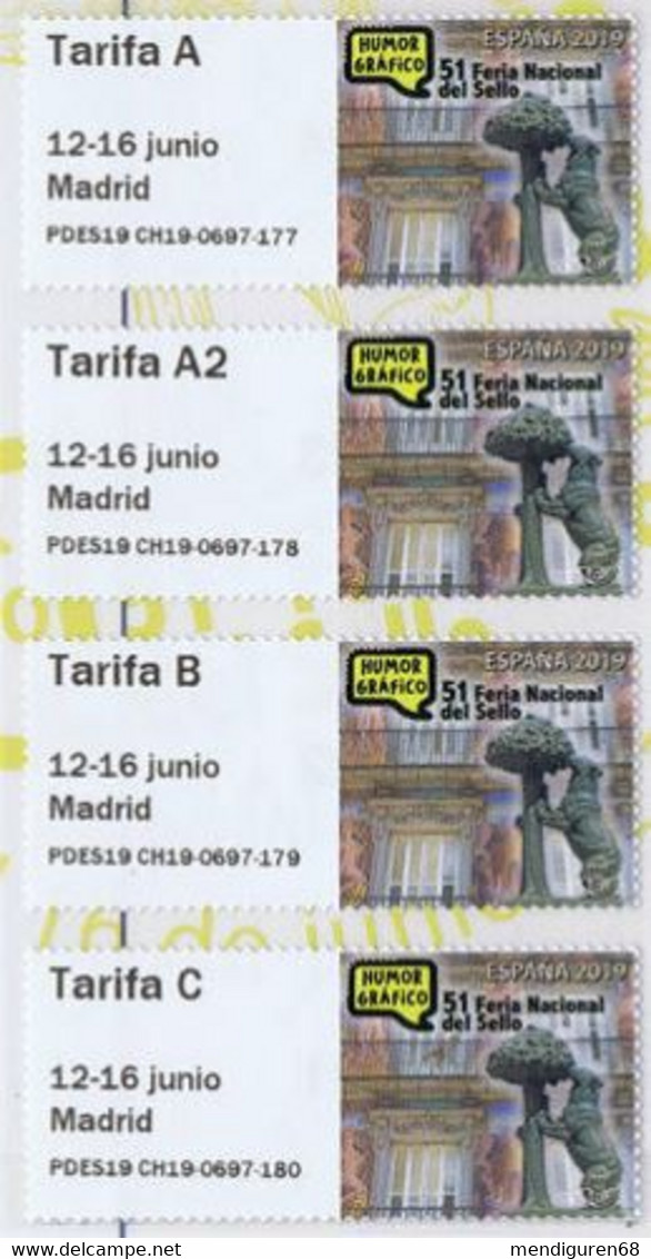 ESPAGNE SPANIEN SPAIN ESPAÑA 2090 YEAR BOOK WITH ALL ATM LABELS MNH