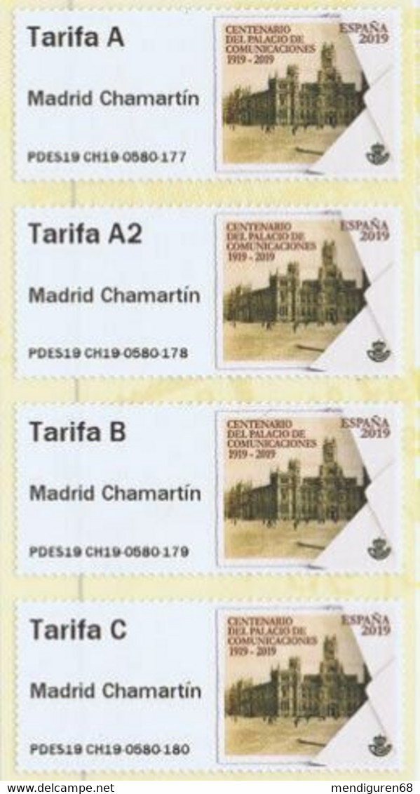 ESPAGNE SPANIEN SPAIN ESPAÑA 2090 YEAR BOOK WITH ALL ATM LABELS MNH