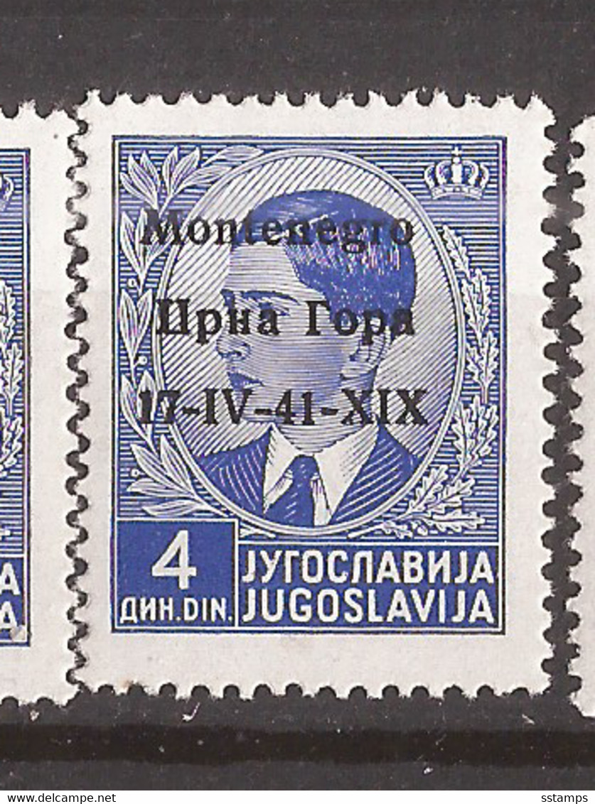 2021-03 -01 ITCGOK   1941 ITALIA MONTENEGRO OCCUPAZZIONE EXCELLENT QUALITY FOR THE COLLECTION  MNH - Montenegro