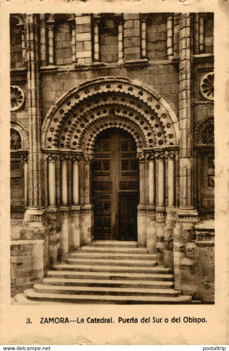 Zamora La Catedral Puerta Del Sur O Del Obispo Castilla Y León. España Spain - Zamora