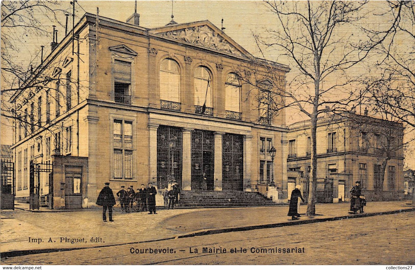 92-COUBEVOIE- LA MAIRIE ET LE COMMISSARIAT - Courbevoie