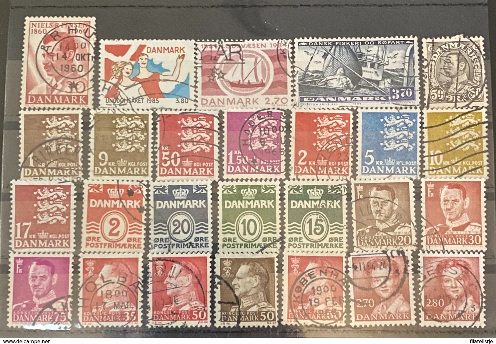 Verzameling Zegels Denemarken - Collections