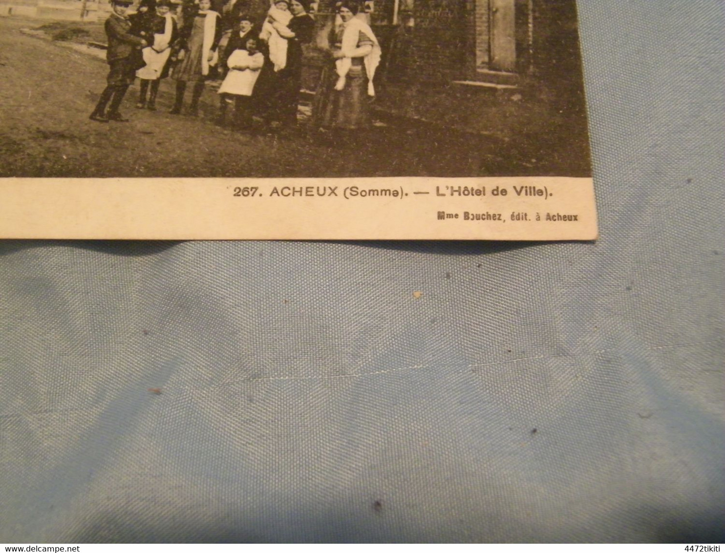 CPA - Acheux (80) - L'Hôtel De Ville - 1915 -  SUP - (EL 18) - Acheux En Amienois