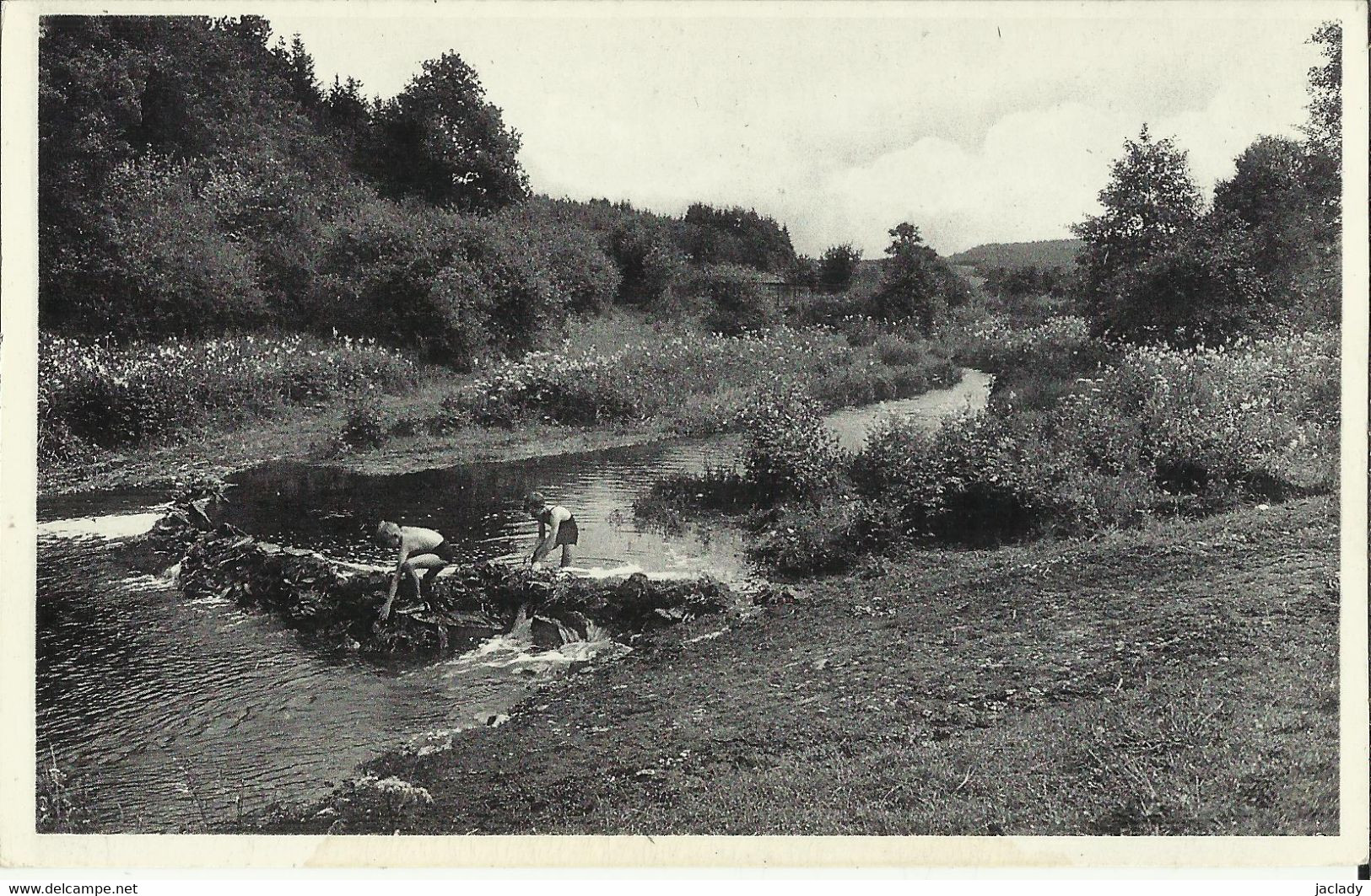 Porcheresse  En  Ardennes -- Vallée  De  L' Almache  -  Pont  De  Fer.   (2 Scan) - Daverdisse