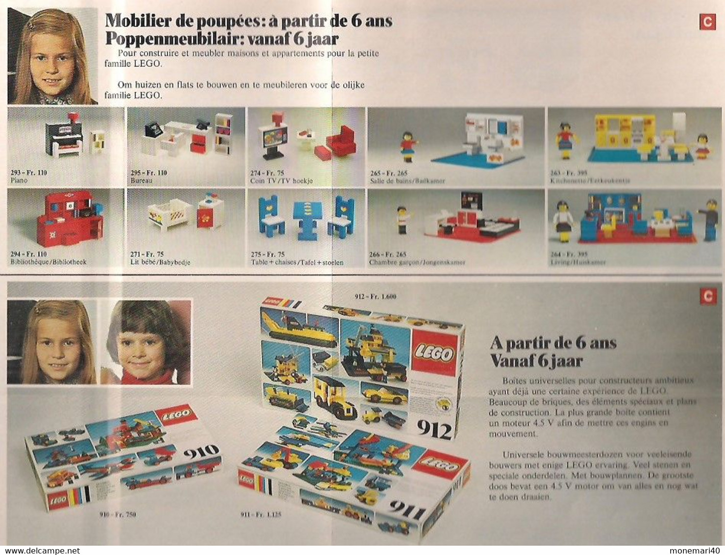 LEGO SYSTEM - CATALOGUE - GUIDE FAMILIAL - GEZINSWEGWIJZER (1976) - Cataloghi