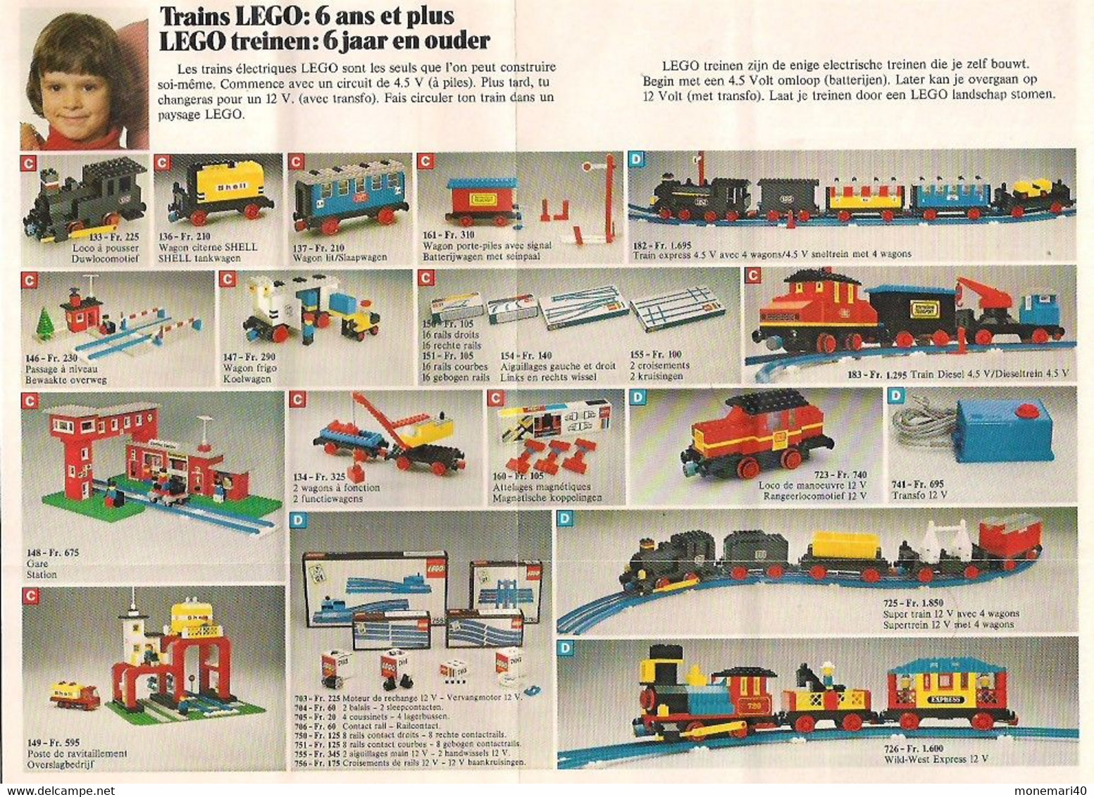 LEGO SYSTEM - CATALOGUE - GUIDE FAMILIAL - GEZINSWEGWIJZER (1976)