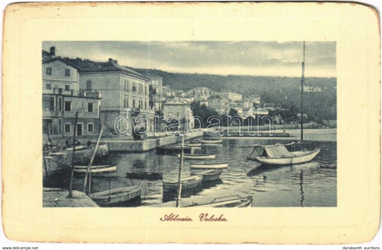 T4 1918 Abbazia, Opatija; Voloska / Volosko / Volosca / Boats. W. L. Bp. 3788. Acsay J. (Fiume) (EM) - Sin Clasificación