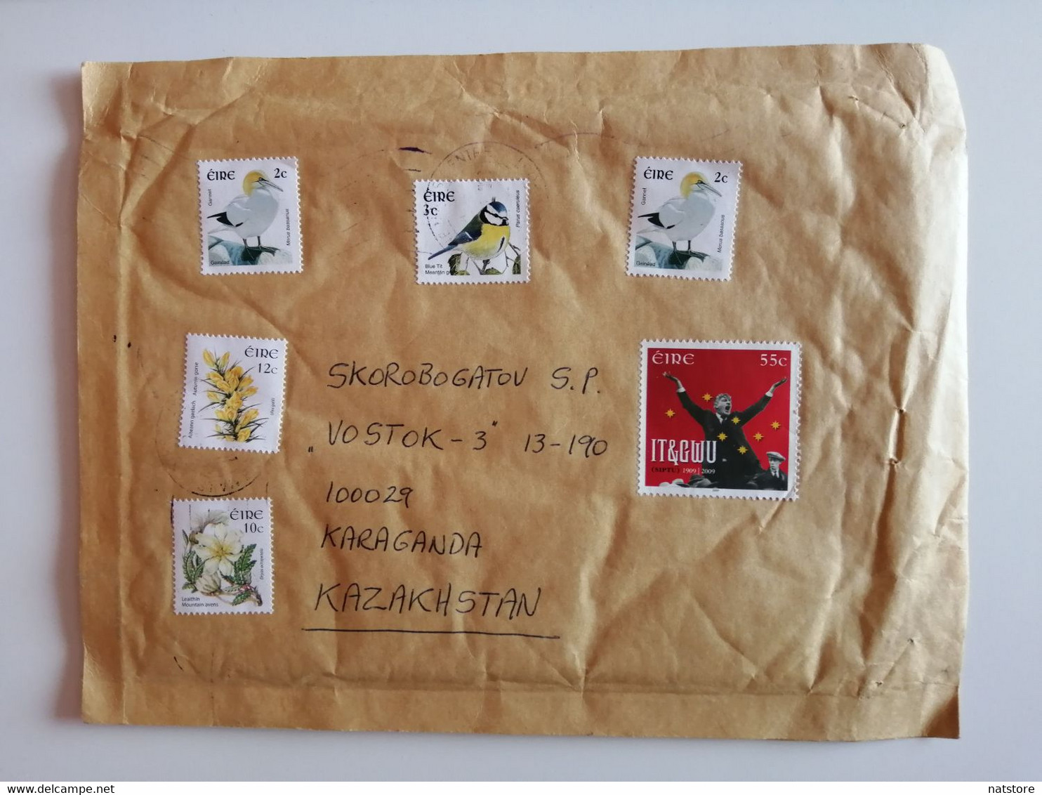 IRELAND..COVER WITH STAMPS  ..PAST MAIL.. - Briefe U. Dokumente