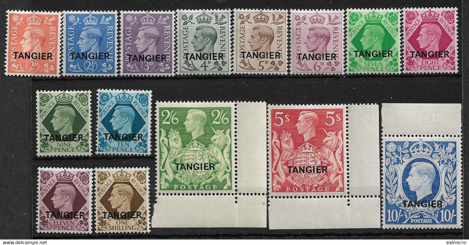 MOROCCO AGENCIES (TANGIER) 1949 SET SG 261/275 UNMOUNTED MINT Cat £120 - Morocco Agencies / Tangier (...-1958)