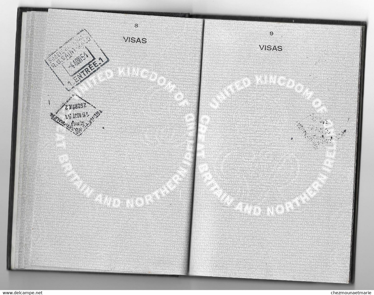 1949 GLORIA ANNE CARRIER NEE EN 1931 A NOTTINGHAM - PASSEPORT - Documents Historiques