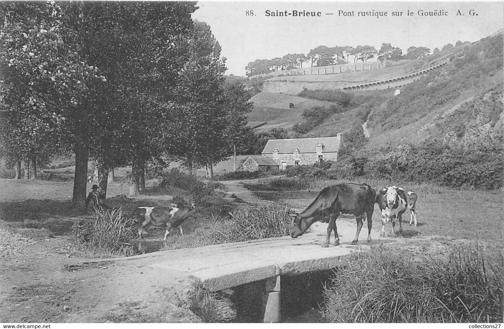 22-SAINT-BRIEUC- PONT RUSTIQUE SUR LE GOUËDIC - Saint-Brieuc