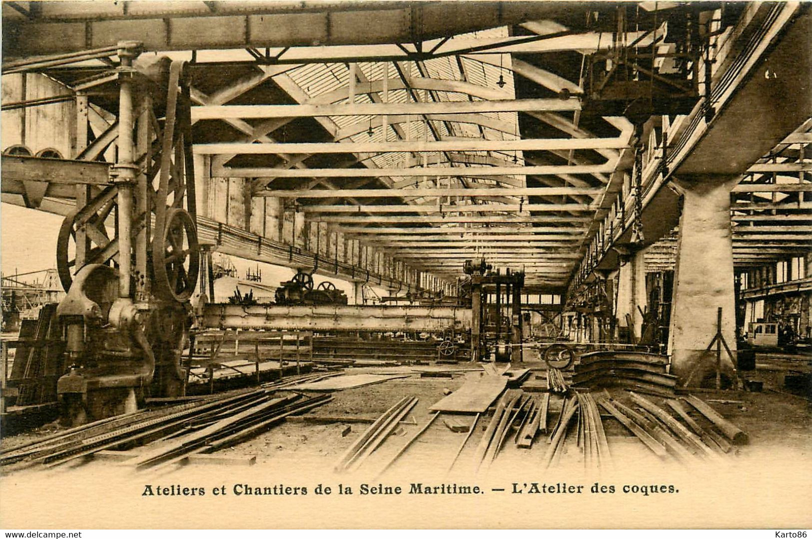 Le Trait * Ateliers Et Chantiers De La Seine Maritime * Atelier Des Coques * Construction De Bateau - Le Trait