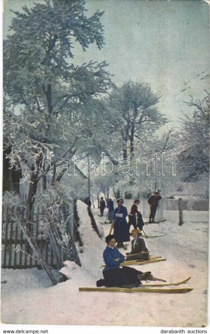 T2/T3 1913 Ski, Winter Sport. Farbenphotos Nach Lumiere. Aufnahmen V. Hans Hildenbrand - Non Classificati