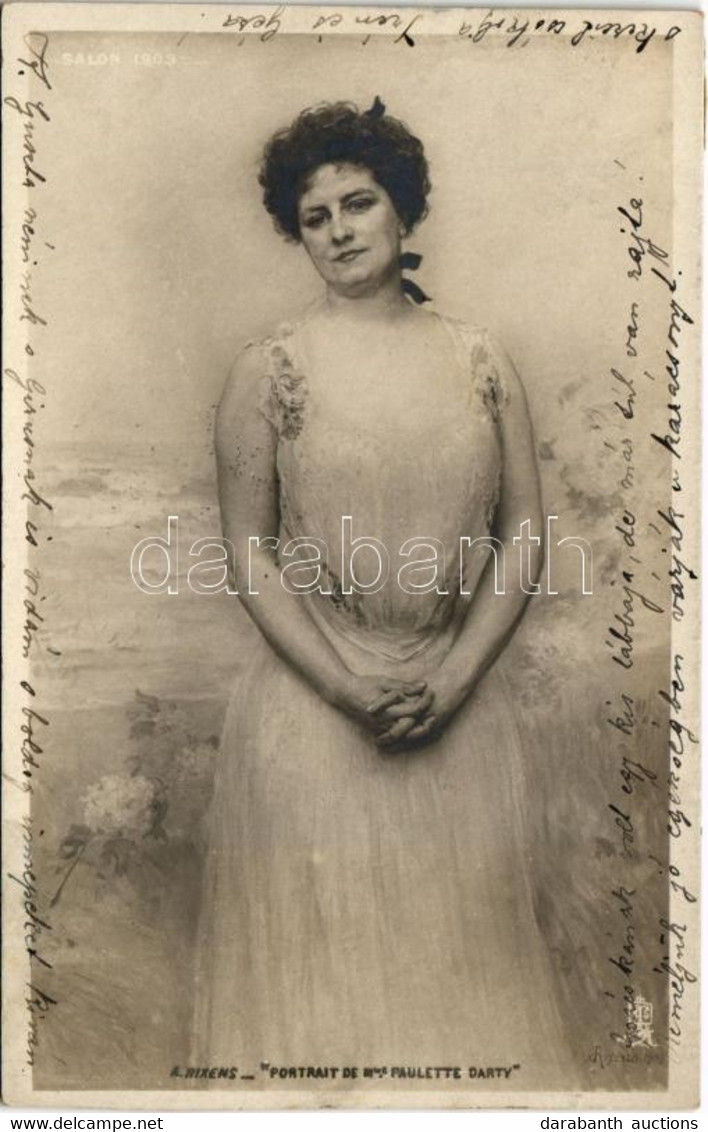 T2/T3 1905 Madame Paulette Darty. Raphael Tuck & Fils Paris-Salon Serie VI No. 60. - Unclassified