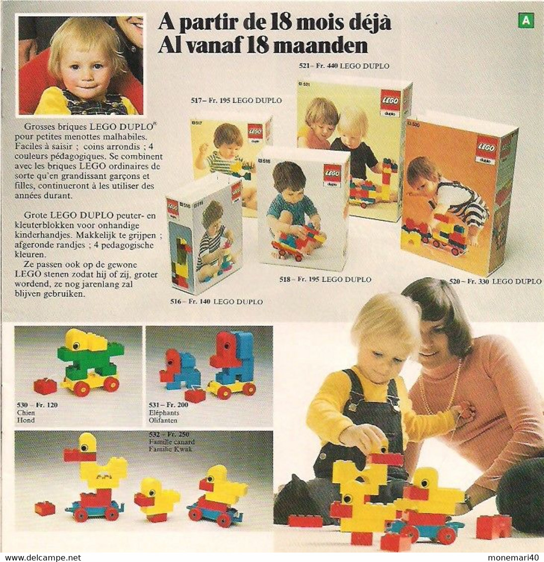 LEGO SYSTEM - CATALOGUE - GUIDE FAMILIAL - GEZINSWEGWIJZER - 1976. - Catalogi